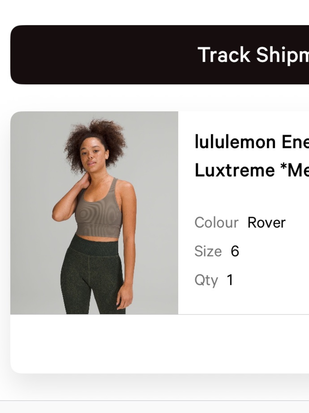 lululemon Energy Longline Bra Ribbed Luxtreme *Medium Support B-D Cup - Picture 2 of 2
